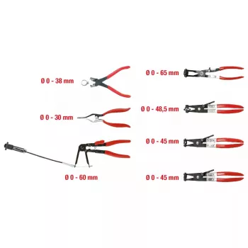 Alicates KS Tools 115.1055 aço cromo-molibdénio