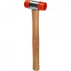 Martelo de plástico KS Tools 140.5202 cabeça de plástico cabo de madeira 30 cm 350 g