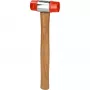 Martelo de plástico KS Tools 140.5202 cabeça de plástico cabo de madeira 30 cm 350 g