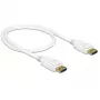 Cabo DisplayPort DeLOCK 85507 0,5 m branco