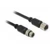 Cabo série Navilock 62971 preto 1 m M8