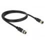 Cabo série Navilock 62971 preto 1 m M8