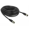 Cabo série Navilock 62975 preto 10 m M8