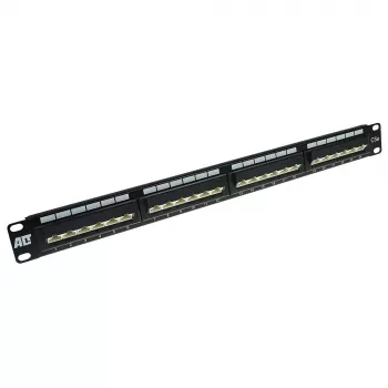 Patch panel 24 portas não blindado 45° ACT P24AK1