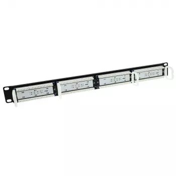 Patch panel 24 portas não blindado 45° ACT P24AK1