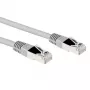 Cabo de ligação ACT cinzento 2 metros LSZH U/UTP CAT5E com conectores RJ45