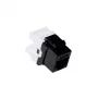 Keystone jack ACT CAT6 não blindado terminal de corte branco, RJ45, IDC, branco