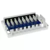 Caixa de superfície ACT FA5000 não blindada 8 portas Cat5e — 171,4×38×118,8 mm