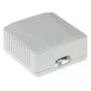 Caixa de superfície, 2 portas, CAT6, não blindada, ACT FA6002, 29×61×29,5 mm