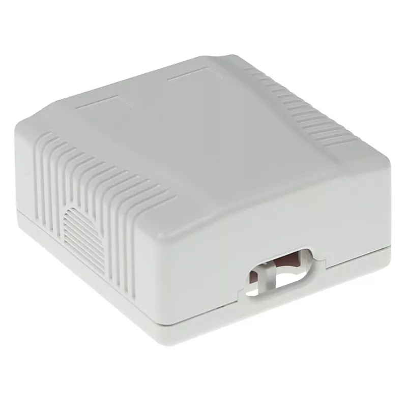 Caixa de superfície, 2 portas, CAT6, não blindada, ACT FA6002, 29×61×29,5 mm