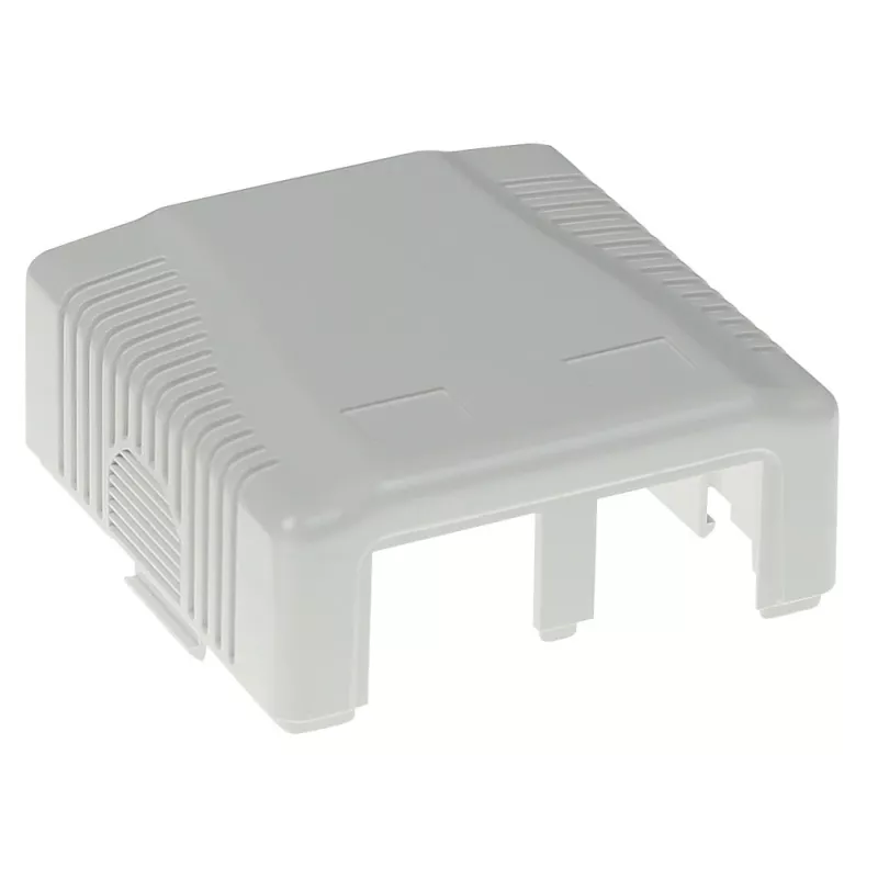 Caixa de superfície, 2 portas, CAT6, não blindada, ACT FA6002, 29×61×29,5 mm