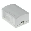 Tomada de ligação de superfície blindada ACT FA5005 para 1× conector fêmea CAT5E, 39×29,5×54 mm
