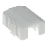 Tomada de ligação de superfície blindada ACT FA5005 para 1× conector fêmea CAT5E, 39×29,5×54 mm