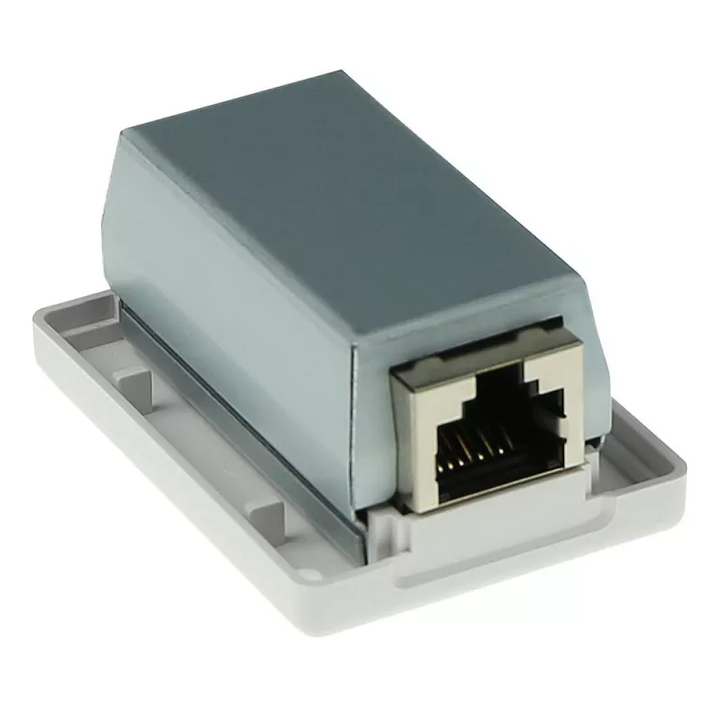 Tomada de blindagem de superfície ACT CAT6, 1 porta, 39×54×29,5 mm