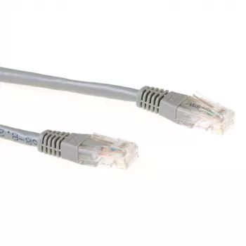 Cabo de patch ACT cinzento 25 metros U/UTP CAT6 com fichas RJ45