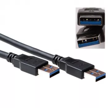 Cabo USB 3.0 A macho - USB A macho 3,00 m, ACT, SB0001