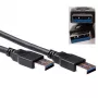 Cabo USB 3.0 A macho - USB A macho 3,00 m, ACT, SB0001