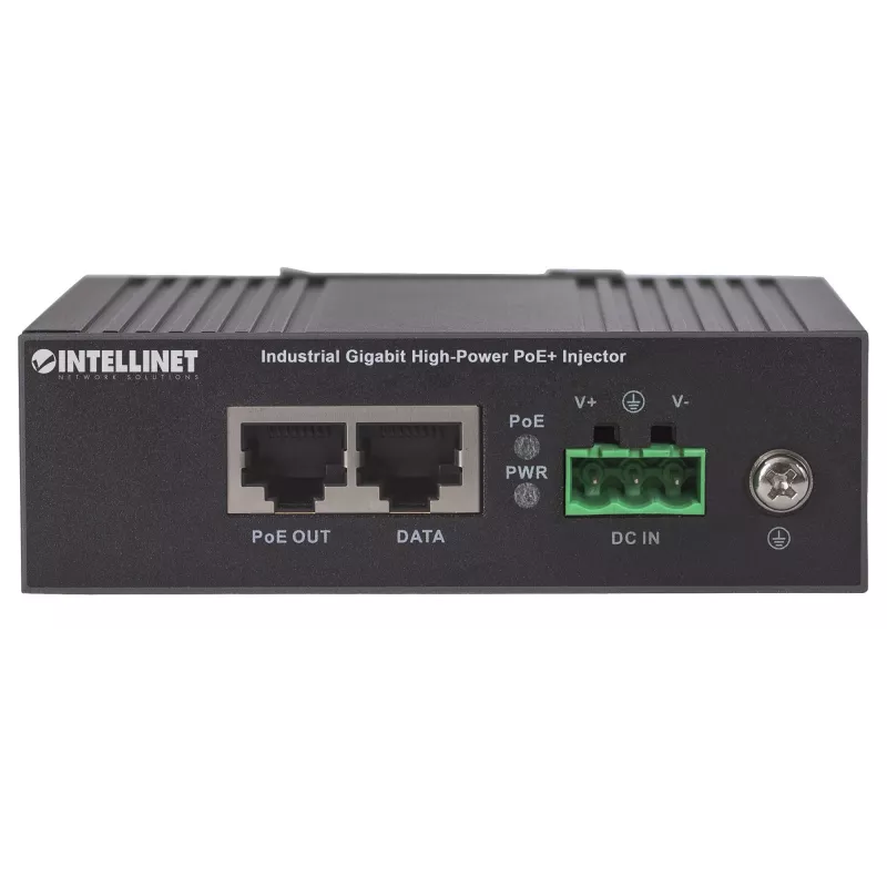 Intellinet 561365 injetor PoE+ industrial Gigabit de alta potência, 45-56 V