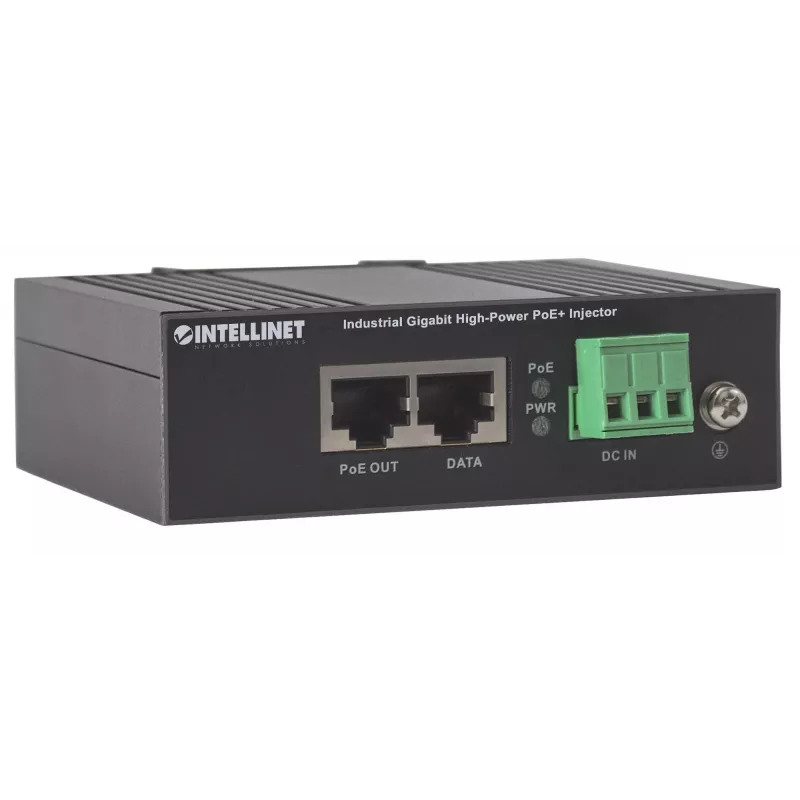 Intellinet 561365 injetor PoE+ industrial Gigabit de alta potência, 45-56 V