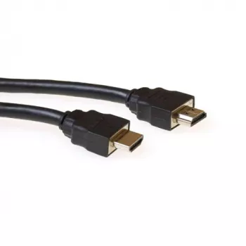 Cabo ACT HDMI High Speed v2.0 0,5 m com bloqueio HF, macho HDMI-A - macho HDMI-A