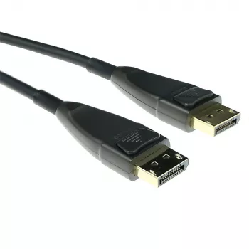Cabo ótico ativo ACT DisplayPort 15 metros, macho DisplayPort - macho DisplayPort