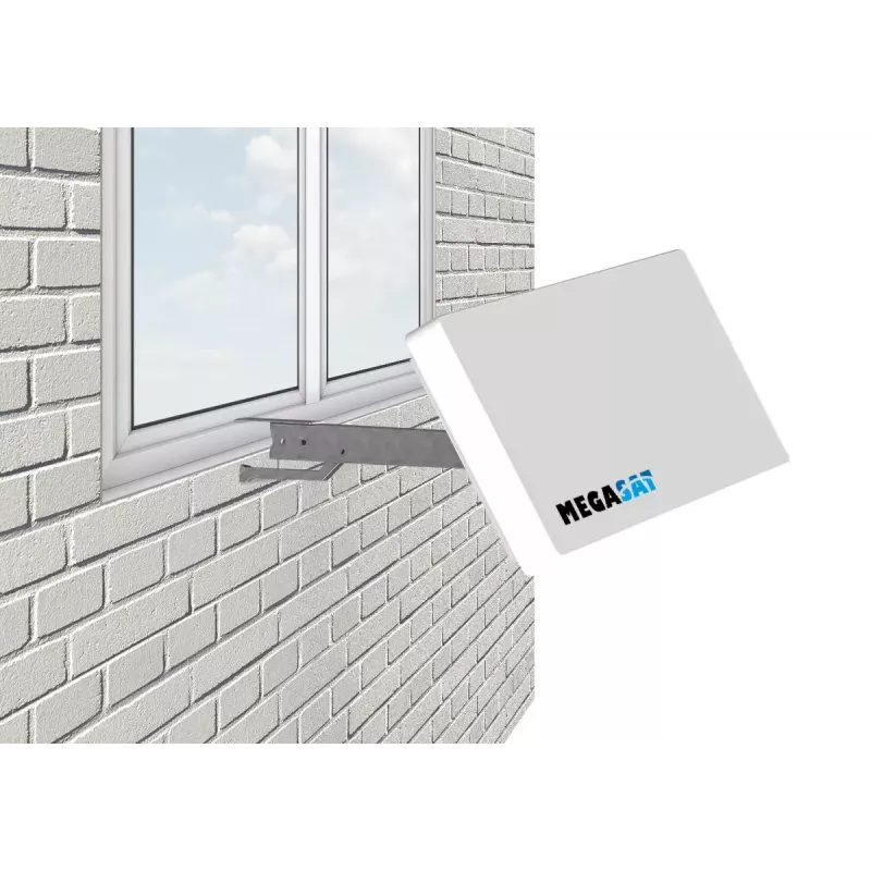 Antena parabólica Megasat D2 10,7 - 12,75 GHz branco