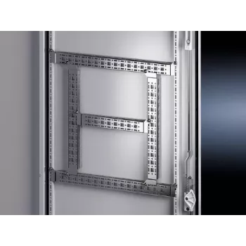Conjunto de montagem Rittal VX 8619.710 para caixa, aço, cinzento, largura 500 mm, pack de 4