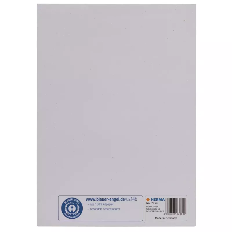 Capa para revistas/livros HERMA 7054 branco