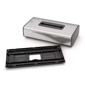 Tork 460013 F1 dispensador de lenços de rosto, aço inoxidável