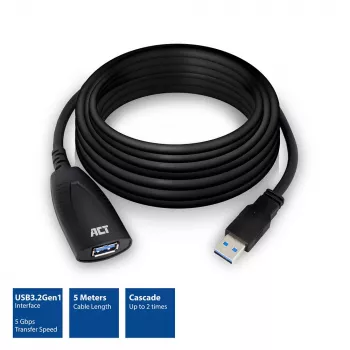 Booster USB ACT AC6105 5 metros