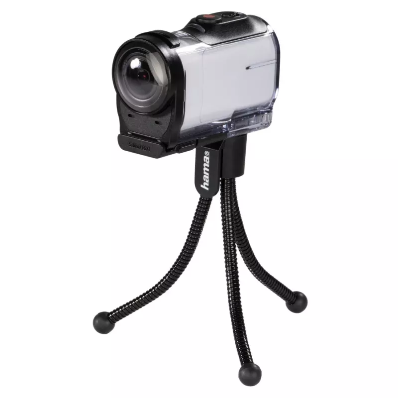 Tripé flexível Hama para câmaras digitais/analógicas 3 pernas preto