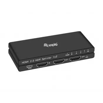 Splitter HDMI 2.0 Equip Ultra fino de 2 portas
