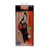 Tesoura de jardim de bypass Bahco PXR-M2 preto vermelho aço inoxidável