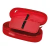 Estojo de lápis macio Herlitz 50038428 poliéster vermelho 215x95x60 mm
