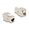 Delock 86050 módulo Keystone tomada RJ45 Cat.6A STP, pack de 4