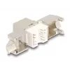 Delock 86050 módulo Keystone tomada RJ45 Cat.6A STP, pack de 4