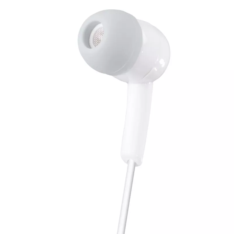 Auscultadores Hama Gloss com fios intra-auriculares música cinzento, branco