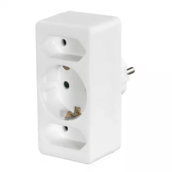 Extensão de energia Hama 00223215 3 saídas AC interior branco
