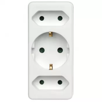 Extensão de energia Hama 00223215 3 saídas AC interior branco