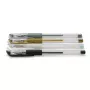 Hama Classic caneta de gel com tampa preto, dourado, prateado, branco 4 unid.