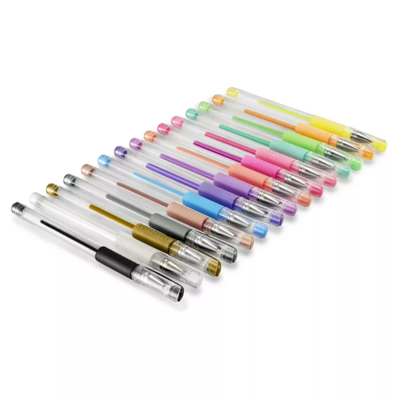 Hama Pastel & Classic caneta de gel com tampa multicolor 15 unid.