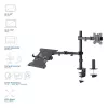 ACT AC8305 braço para portátil e monitor até 15,6 polegadas, preto