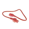 ACT cabo de alimentação C14 - C15 vermelho 0,6 m IEC C14 250V 10A