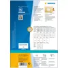 Etiquetas de impressora autoadesivas HERMA 10736 branco 20x28,9 cm 80 etiquetas