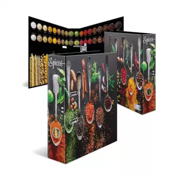 Ficheiro de argolas HERMA 19563 A4 multicolorido argolas redondas arrumação