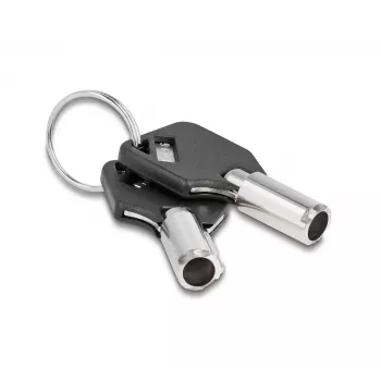 Conjunto de segurança para portátil Navilock preto 1,8 m fecho de chave