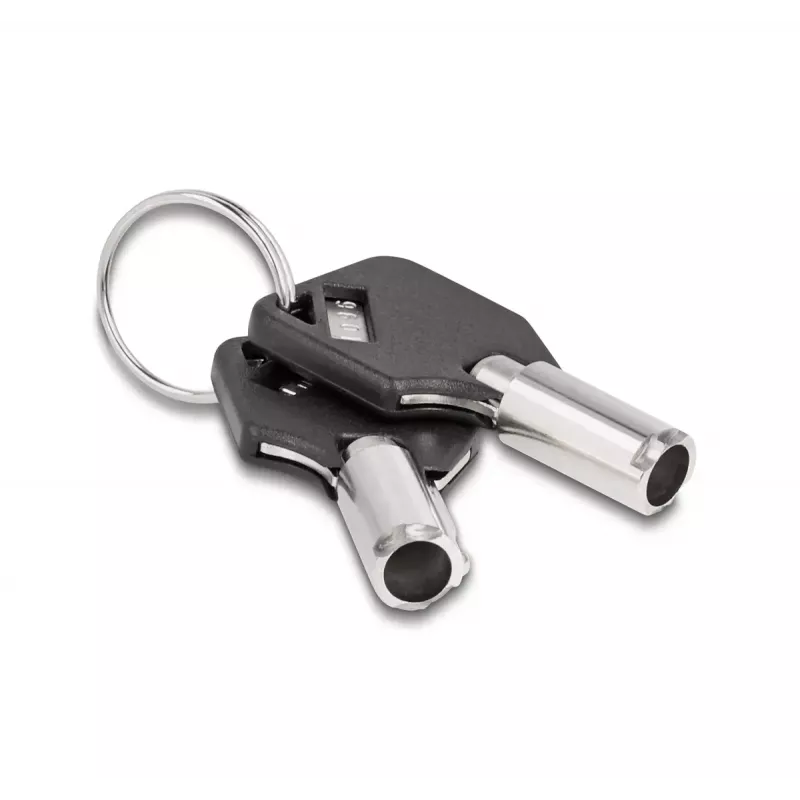 Conjunto de segurança para portátil Navilock preto 1,8 m fecho de chave