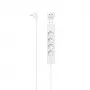 Hama 00223191 extensão elétrica, 5 tomadas, com adaptador USB-C