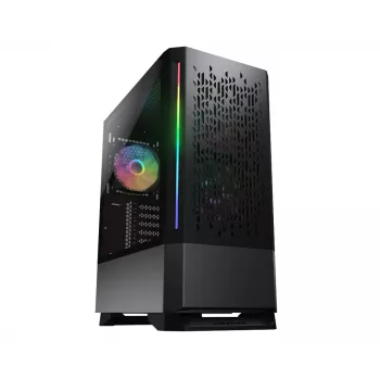 Caixa para PC COUGAR caixa gaming MX430 Air RGB Midi Tower preto