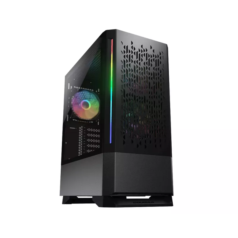 Caixa para PC COUGAR caixa gaming MX430 Air RGB Midi Tower preto